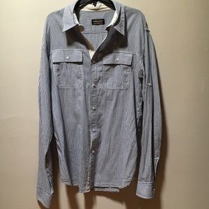 ZARA youth boy’s M light button down t shirt